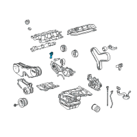 OEM Toyota Highlander Tensioner Diagram - 13540-20040