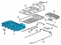 OEM 2021 Chevrolet Bolt EV Battery Assembly Diagram - 24299931