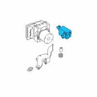 OEM 2005 BMW 525i Yaw Rate Speed Sensor Diagram - 34-52-6-774-039