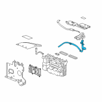 OEM 2008 Saturn Aura Cable Asm-Battery Positive (36 V) Diagram - 25992857