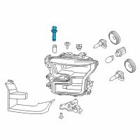 OEM Ford Park Lamp Bulb Socket Diagram - BB5Z-13411-A