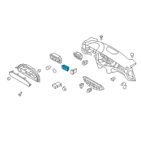 OEM 2014 Hyundai Genesis Switch Assembly-Crash Pad, LH Diagram - 93730-3M260-V2