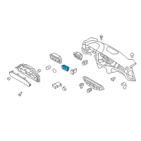 OEM 2010 Hyundai Genesis Switch Assembly-Crash Pad, LH Diagram - 93730-3M260-BR