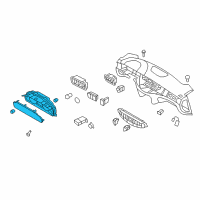 OEM 2013 Hyundai Genesis Cluster Assembly-Instrument Diagram - 94011-3M530