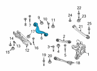 OEM BMW X6 Control Arm With Rubber Bush Diagram - 33-30-6-878-021