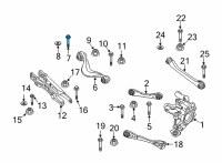 OEM BMW 440i Gran Coupe Eccentric Bolt Diagram - 33-30-6-874-090