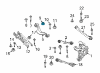 OEM BMW 750Li HEXAGON NUT WITH COLLAR Diagram - 31-10-6-890-194