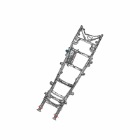 OEM 2004 Dodge Durango Bracket-Body Mount Diagram - 52021549AE