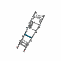 OEM 2009 Dodge Durango CROSSMEMBER-Transmission Diagram - 68042235AA