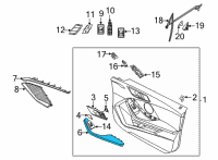 OEM BMW M235i xDrive Gran Coupe ARMREST, FRONT LEFT Diagram - 51-41-5-A0C-6F7