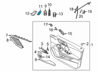 OEM BMW M3 BUTTON, CENTRAL LOCKING SYST Diagram - 61-31-6-820-925