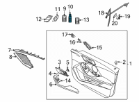 OEM 2020 BMW 330i xDrive OPERATING UNIT, SWITCH MODUL Diagram - 61-31-7-948-785