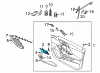 OEM 2022 BMW 228i xDrive Gran Coupe DOOR OPENER, FRONT LEFT Diagram - 51-41-9-875-695