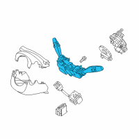 OEM 2015 Hyundai Genesis Switch Assembly-Multifunction Diagram - 93400-B1421-4X