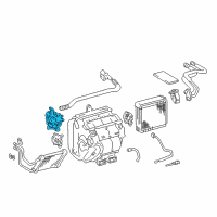 OEM 2004 Toyota Avalon Mode Motor Diagram - 87106-07060