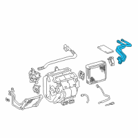 OEM 2005 Toyota Camry Tube Assembly Diagram - 88710-07060