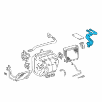 OEM 2007 Toyota Solara Tube Assembly Diagram - 88710-07060