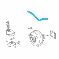 OEM 2021 Toyota Tacoma Vacuum Hose Diagram - 44774-04030