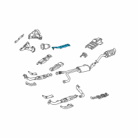 OEM Nissan Pathfinder INSULATOR Assembly-Center Tube, Upper Diagram - 20535-1W201