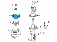 OEM 2022 Kia Sorento INSULATOR Assembly-STRUT Diagram - 54610P2000