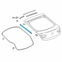 OEM Buick Regal Sportback Lift Cylinder Diagram - 39169063