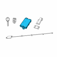 OEM Dodge Journey Receiver-Hub Diagram - 68172580AC