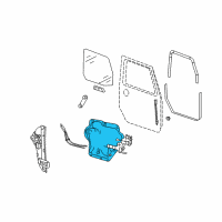 OEM 2010 Jeep Wrangler Panel-Carrier Plate Diagram - 68014939AA