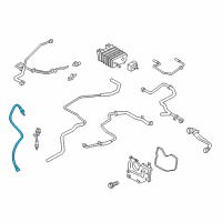OEM 2014 Ford Escape Lower Oxygen Sensor Diagram - CV6Z-9G444-B