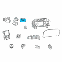 OEM Ram 1500 Headlamp Diagram - 68156061AD