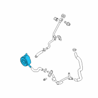 OEM Nissan Murano Cooler Assembly-Oil Diagram - 21305-JA10A