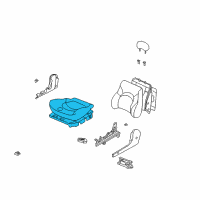 OEM 2002 Kia Optima Cushion Assembly-Front Seat, RH Diagram - 882013C010GJA