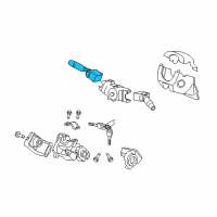 OEM 2011 Acura TL Switch Assembly, Lighting & Turn Signal Diagram - 35255-TK4-X41