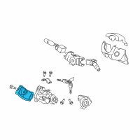 OEM Acura ZDX Switch, Steering Diagram - 35130-SZA-901