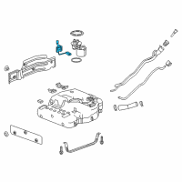 OEM 2020 Chevrolet Traverse Fuel Gauge Sending Unit Diagram - 84726779