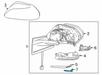 OEM 2021 Toyota Prius Lower Cover Diagram - 87939-47390