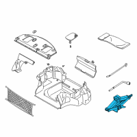 OEM Dodge Stratus Jack Diagram - MR244400