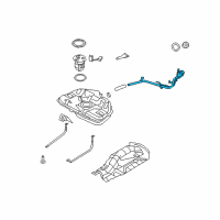 OEM 2010 Lincoln MKZ Fuel Filler Hose Diagram - AE5Z9B178AJ