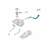 OEM 2010 Mercury Milan Fuel Filler Hose Diagram - AE5Z9B178AJ