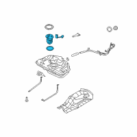 OEM 2010 Mercury Milan Fuel Pump Diagram - AE5Z-9H307-L