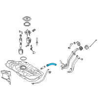OEM 2016 Kia Forte5 Hose-Fuel Filler Diagram - 31036A7500
