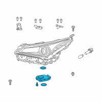 OEM 2019 Lexus NX300h Computer Sub-Assembly, H Diagram - 81016-78200