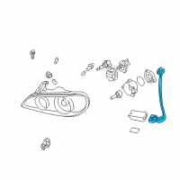 OEM 2004 Infiniti I35 Harness Assembly-Head Lamp Diagram - 26038-3Y005