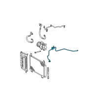 OEM 2011 Toyota Yaris Liquid Line Diagram - 88706-52450