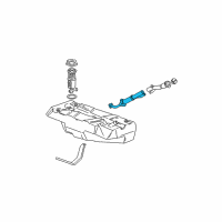 OEM Buick Park Avenue Hose Asm-Fuel Tank Filler & Vent Diagram - 25648231