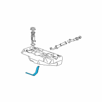 OEM Oldsmobile Aurora Strap Asm-Fuel Tank (Left) Diagram - 25635737