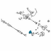 OEM 2001 Nissan Xterra Case-Differential Diagram - 38421-12S00