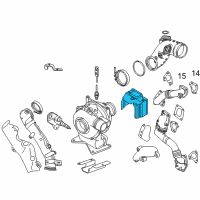 OEM 2013 GMC Sierra 3500 HD Heat Shield Diagram - 12636973