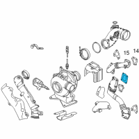 OEM 2016 Chevrolet Silverado 2500 HD Outlet Pipe Gasket Diagram - 98065520