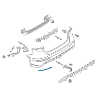 OEM 2017 Ford Focus Reflector Diagram - CM5Z-13A565-C