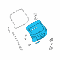 OEM Infiniti Door Assy-Back Diagram - KMA00-1BC9B